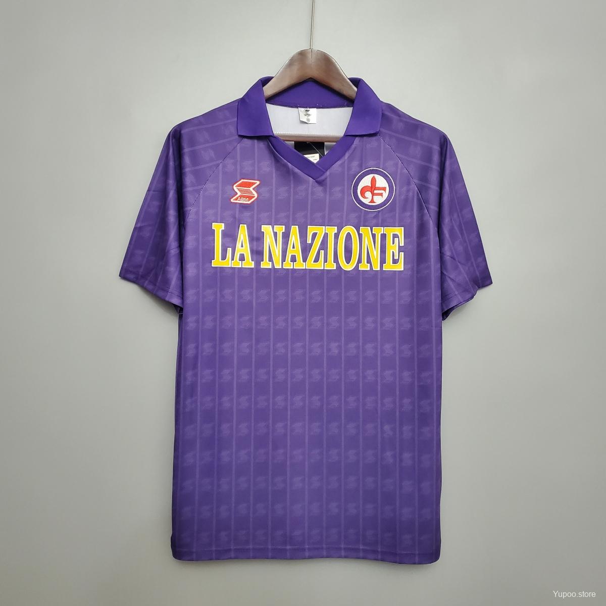 Retro Fiorentina 1989/90 Home Jersey