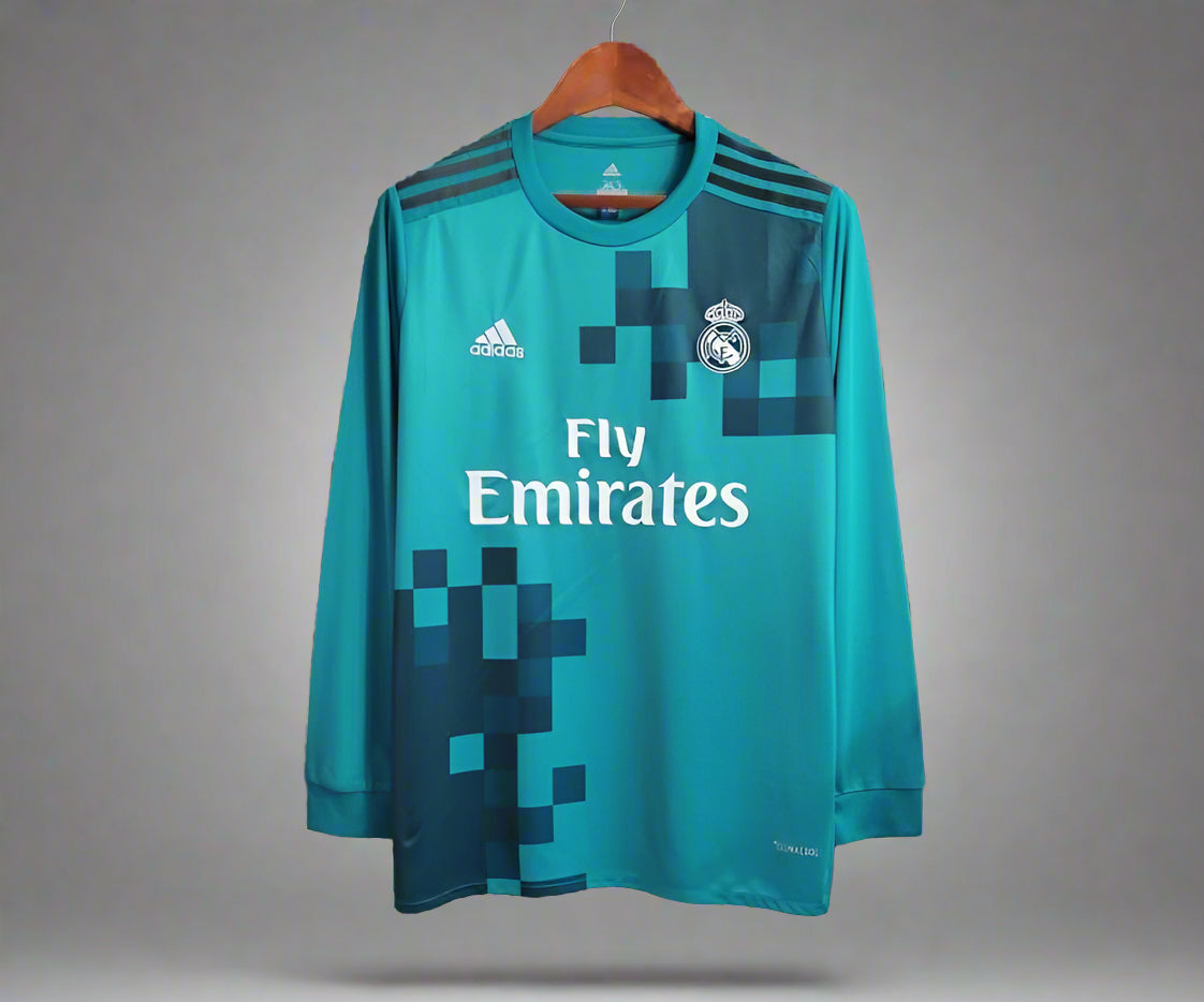 Retro Real Madrid 2017/18 Long Sleeve Third Jersey
