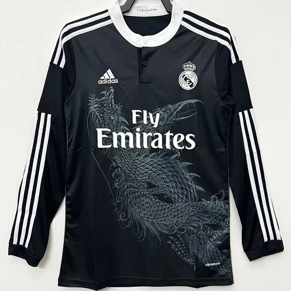 Retro Real Madrid 2014/15 Long Sleeve Away Jersey