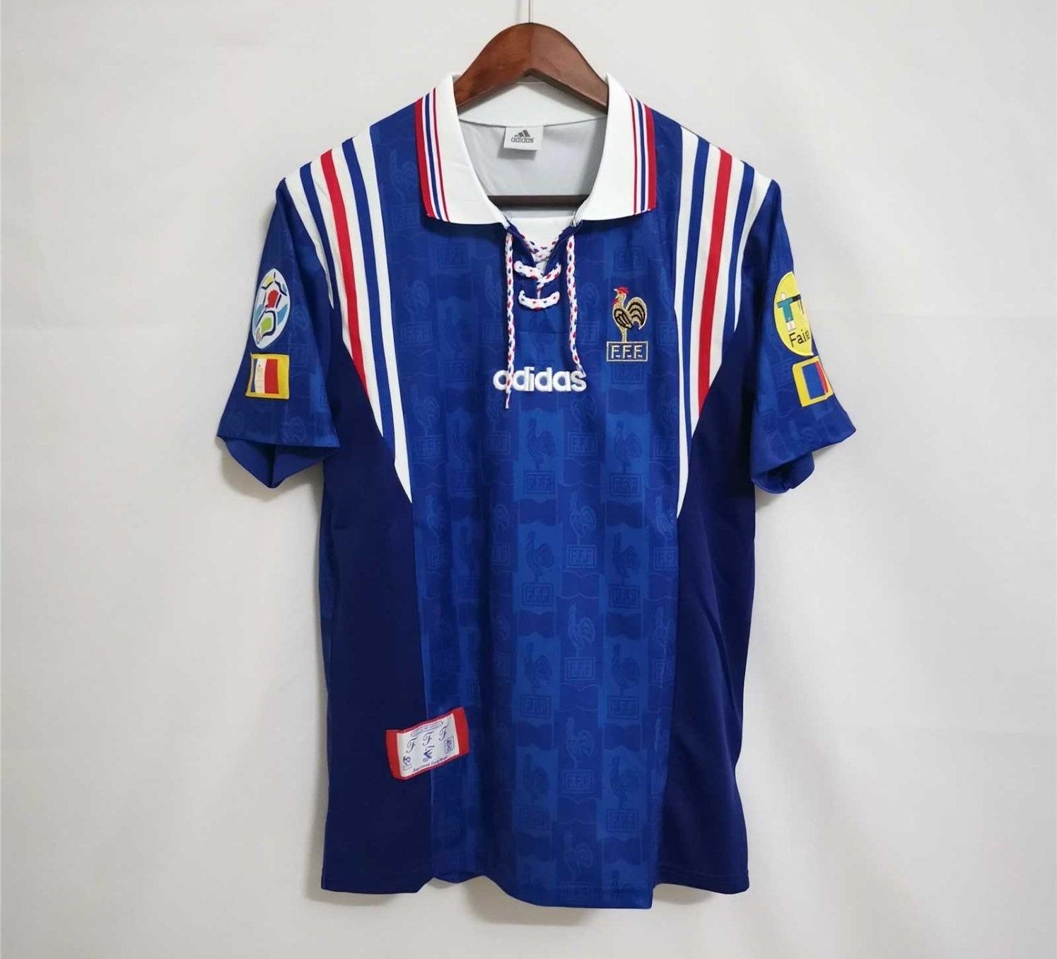 Retro France Euro 1996 Home Jersey
