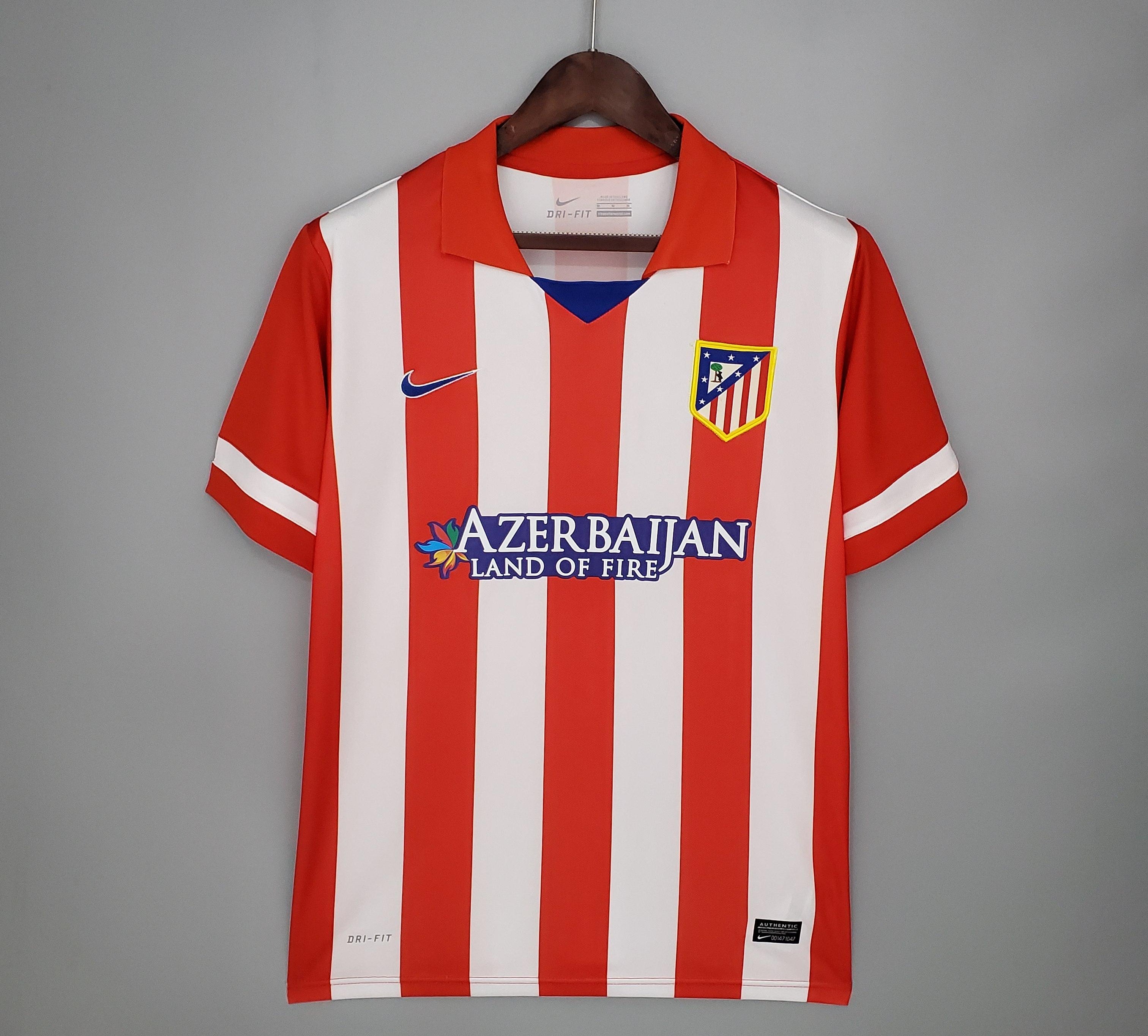 Retro Atletico Madrid 2013/14 Home Jersey