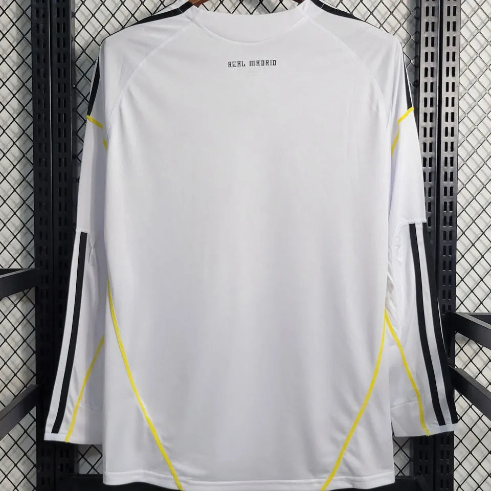 Retro Real Madrid 2009/10 Long Sleeve Home Jersey