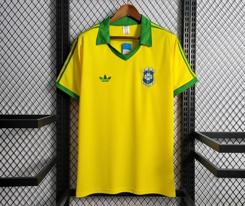 Retro Brazil 1988 Home Jersey