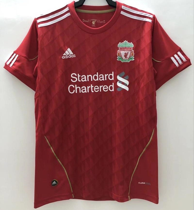 Retro Liverpool 2010/11 Home Jersey-very good