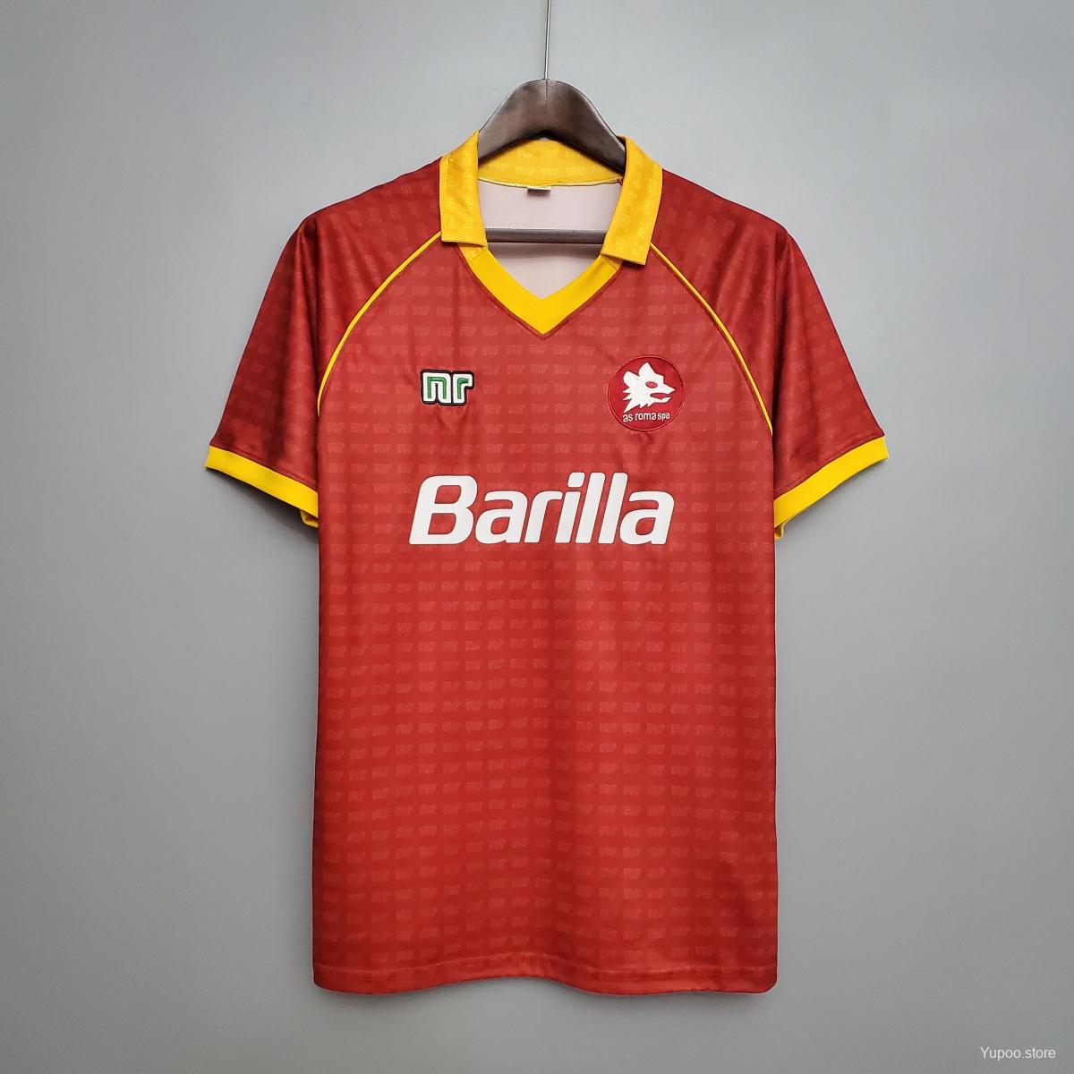 Retro Roma 1990/91 Home Jersey