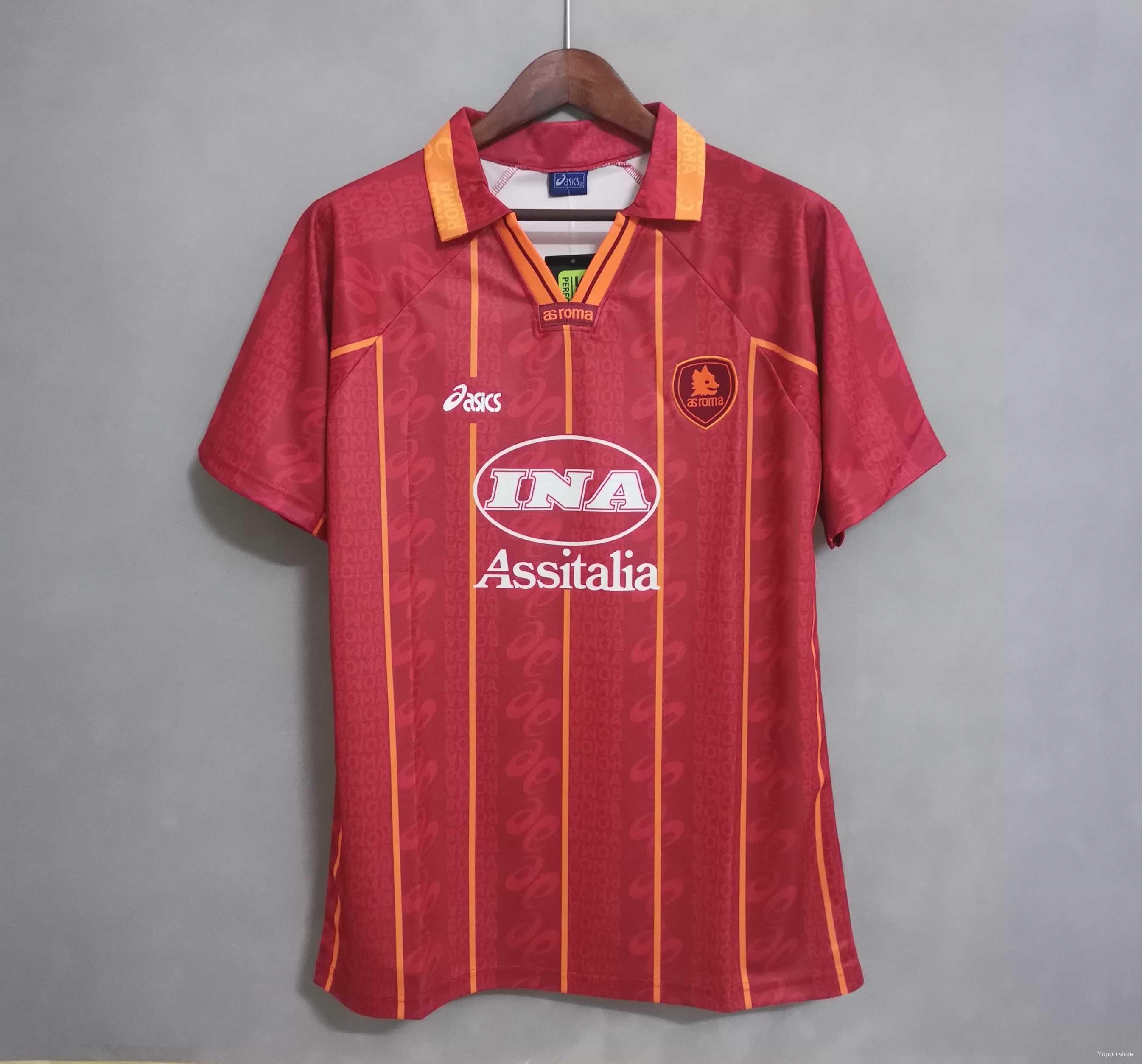 Retro Roma 1996/97 Home Jersey