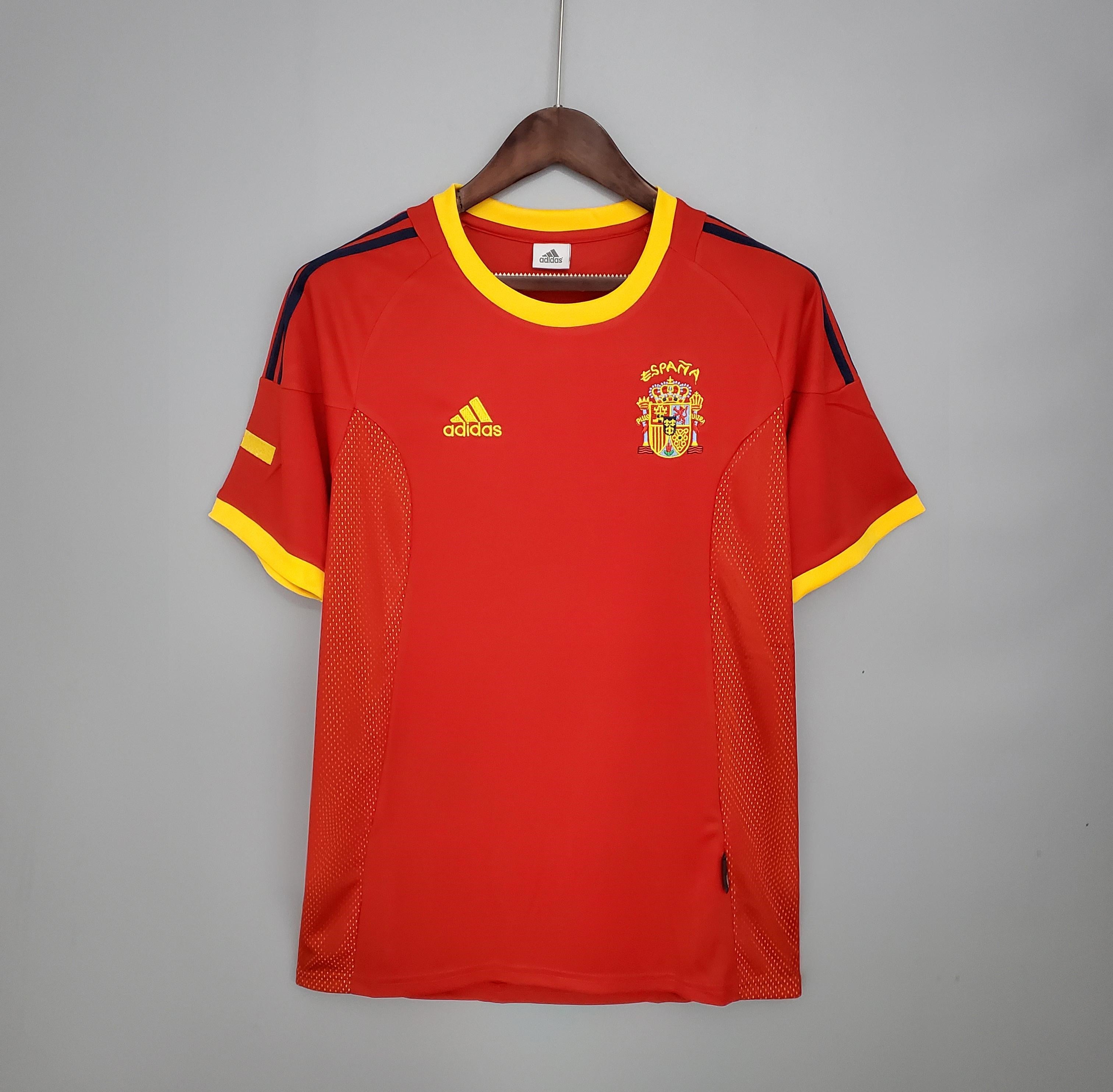 Retro Spain 2002 Home Jersey