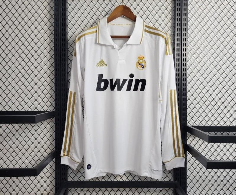 Retro Real Madrid 2011/12 Long Sleeve Home Jersey