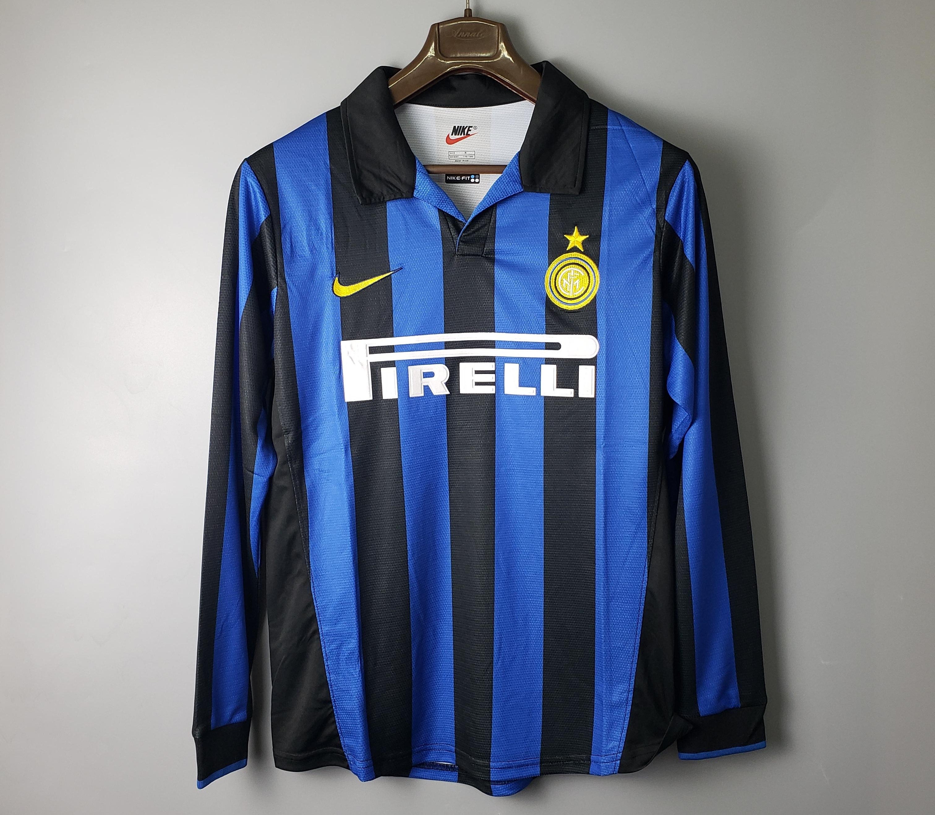 Retro Inter Milan 1998/99 Long Sleeve Home Jersey