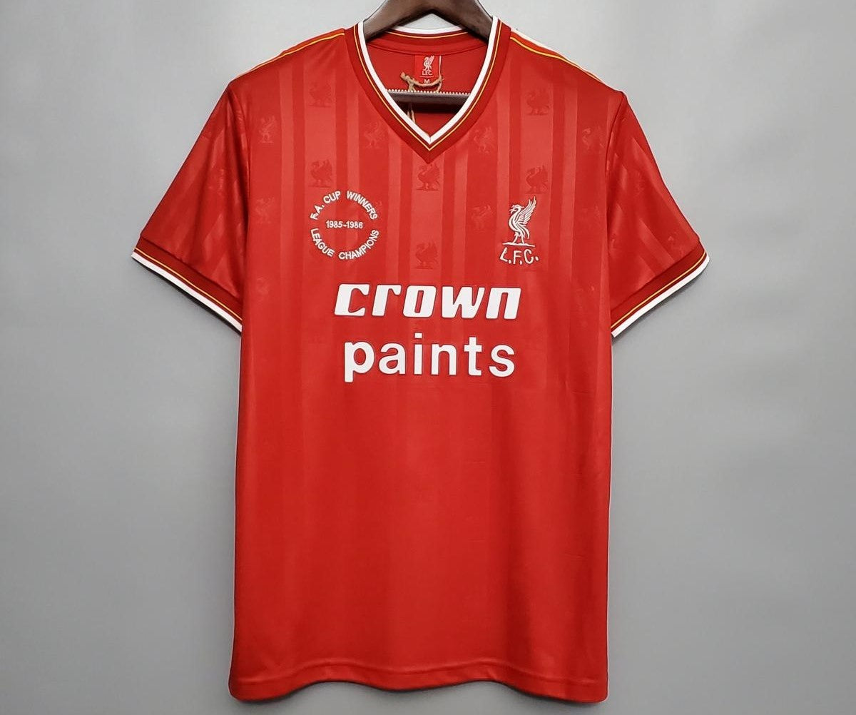 Retro Liverpool 1985/86 Home Jersey-excellent