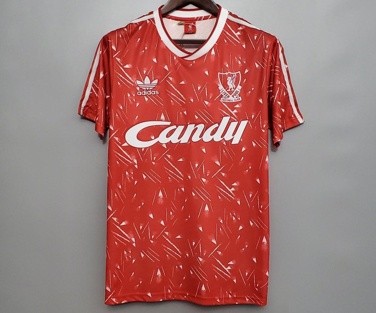 Retro Liverpool 1989/91 Home Jersey-good