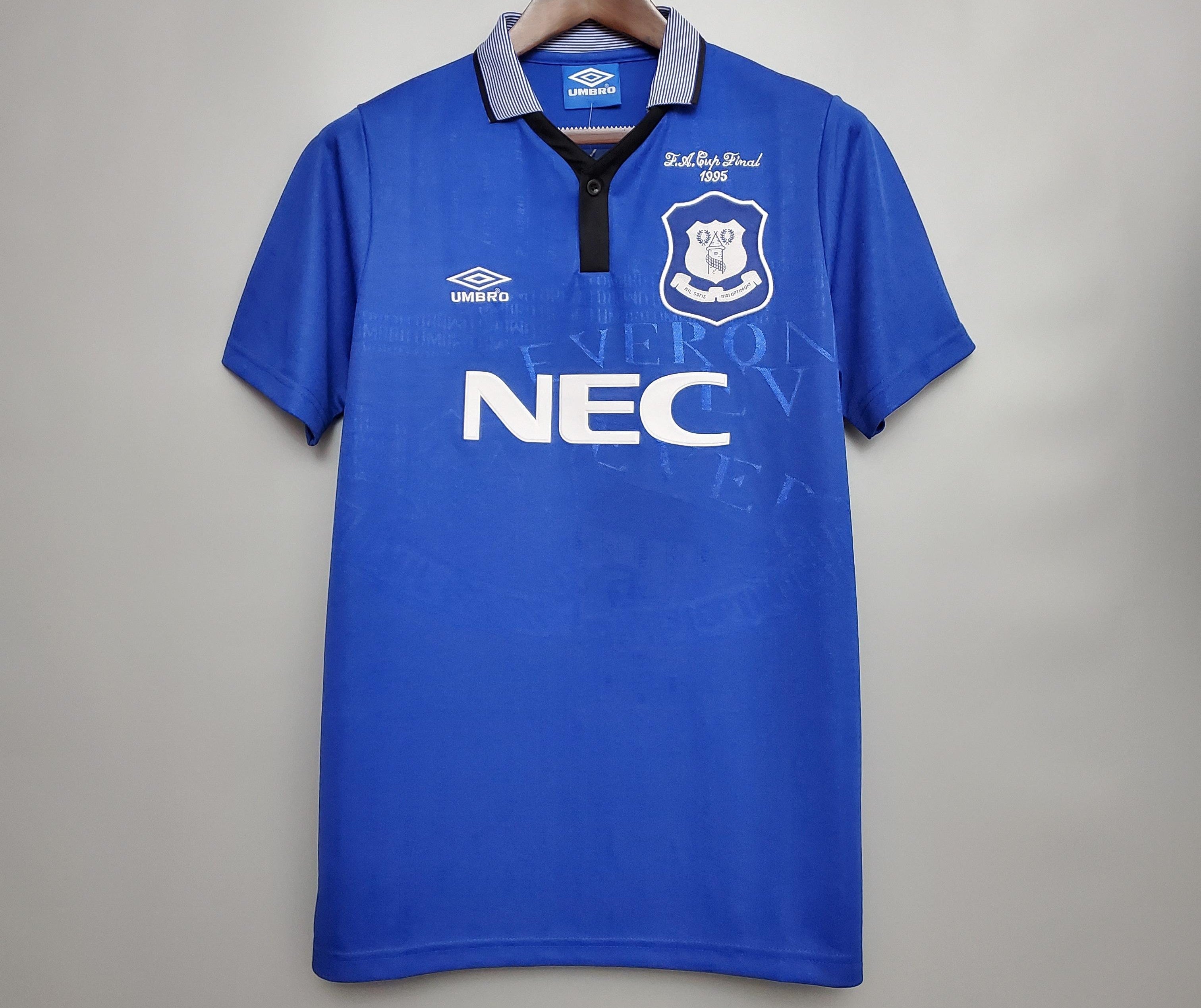 Retro Everton 1994/95 Home Jersey-excellent