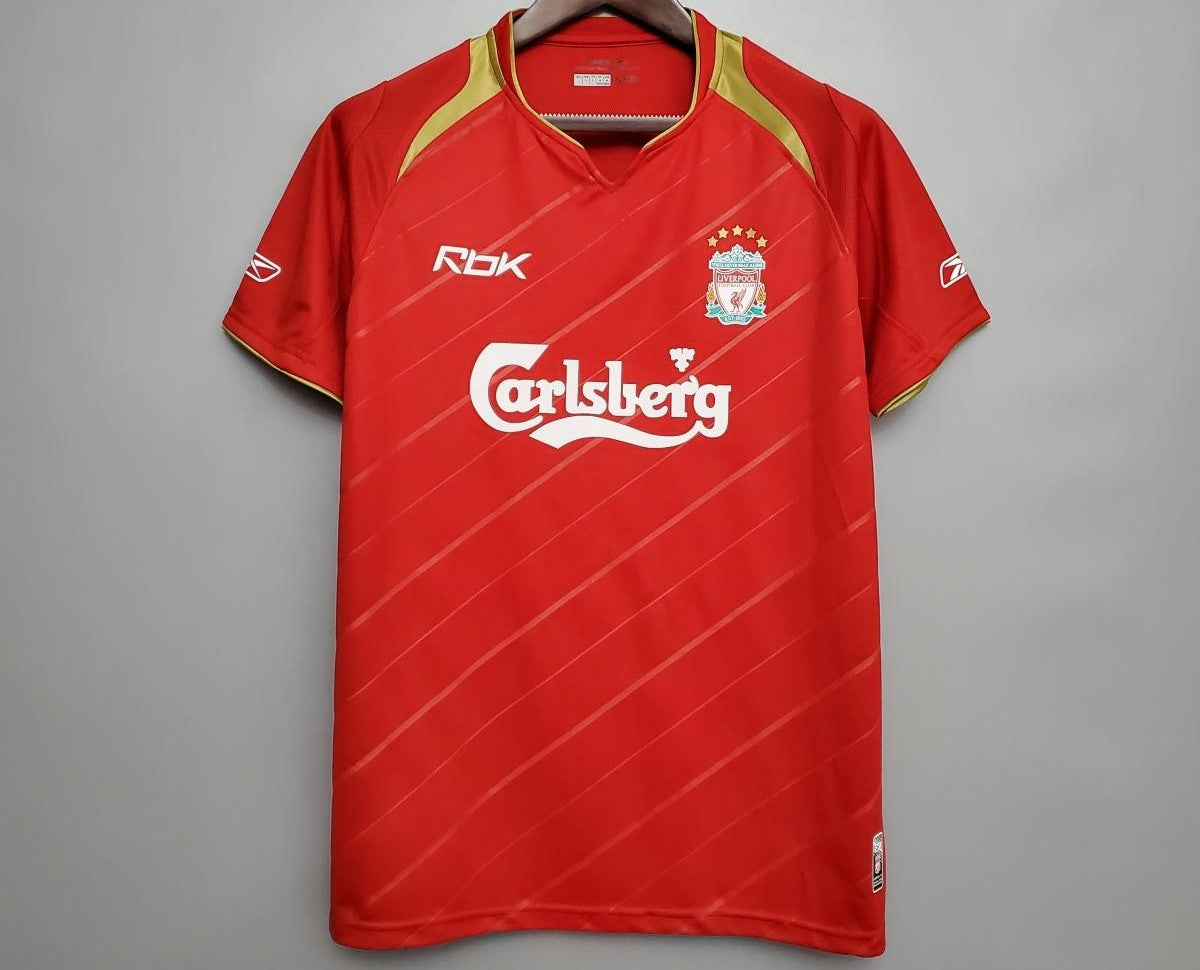 Retro Liverpool 2005/06 Home Jersey-good