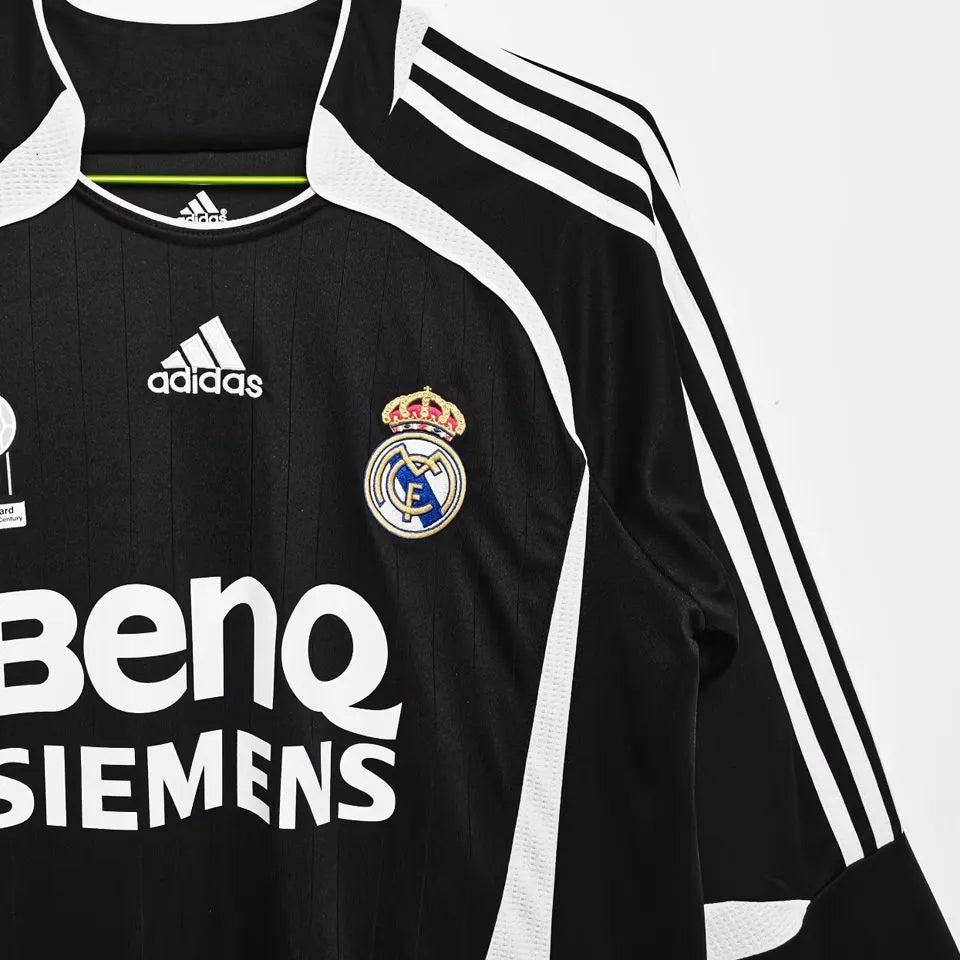 Retro Real Madrid 2006/07 Long Sleeve Away Jersey