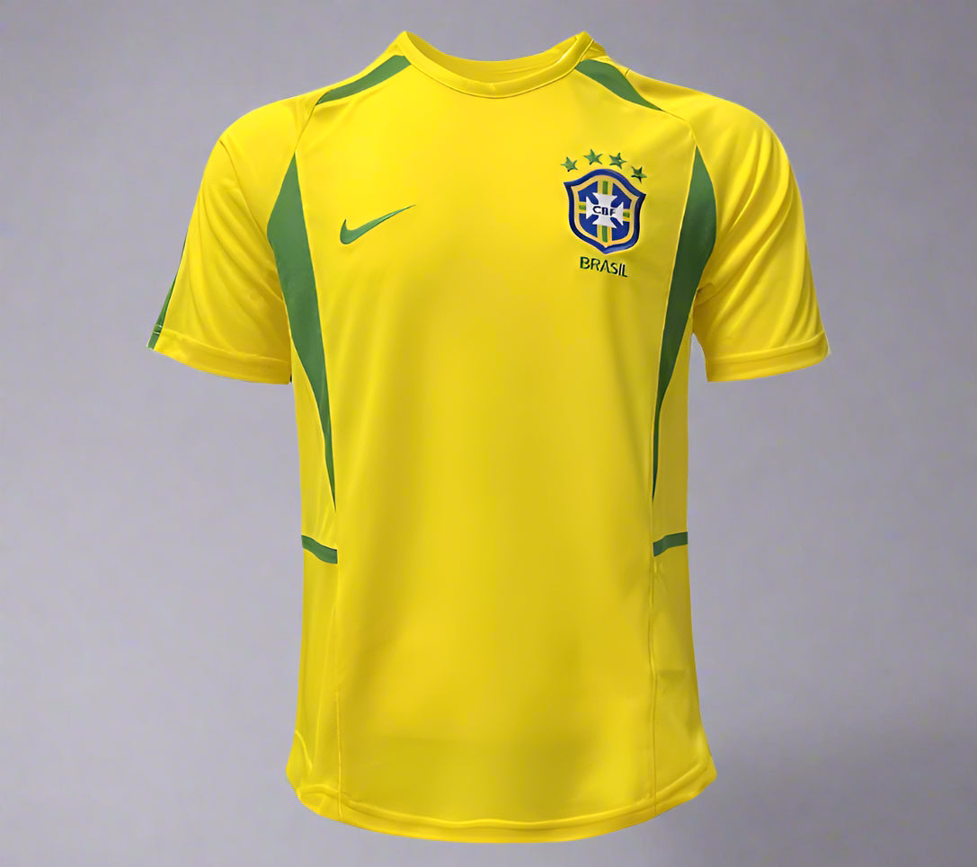 Retro Brazil 2002 Home Jersey