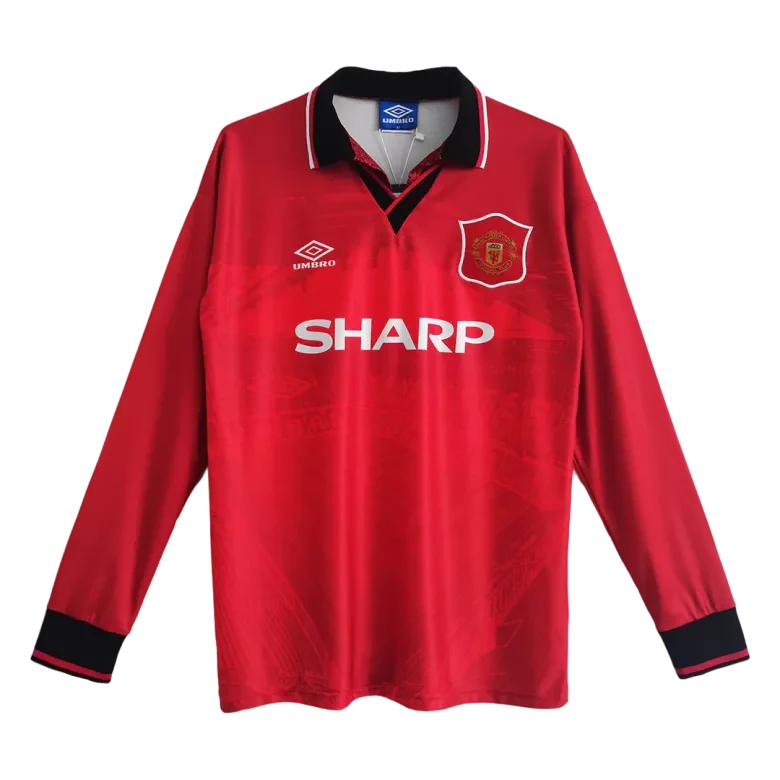 Retro Manchester United Home Long Sleeve 1994/96-mint