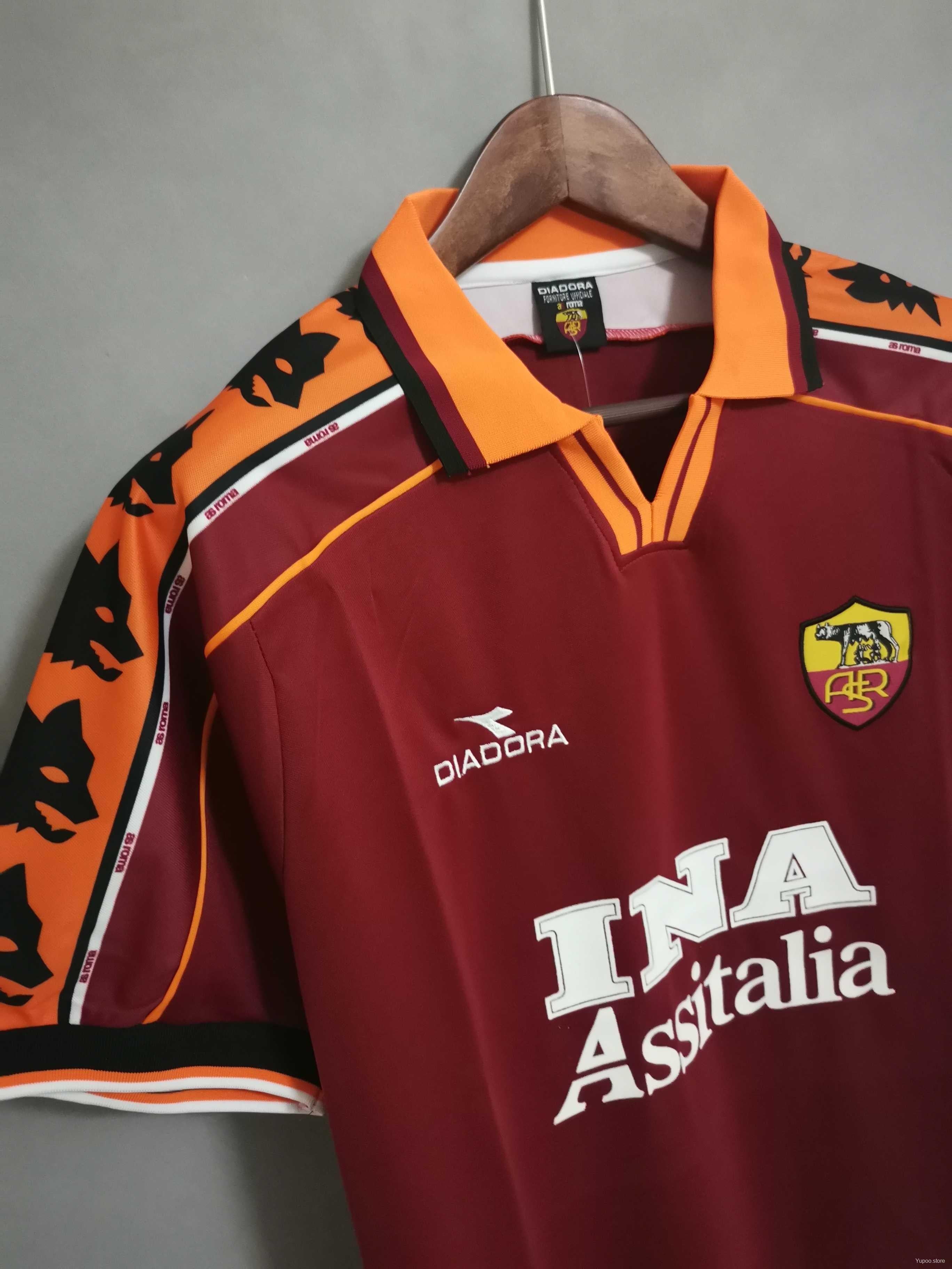 Retro Roma 1998/99 Home Jersey