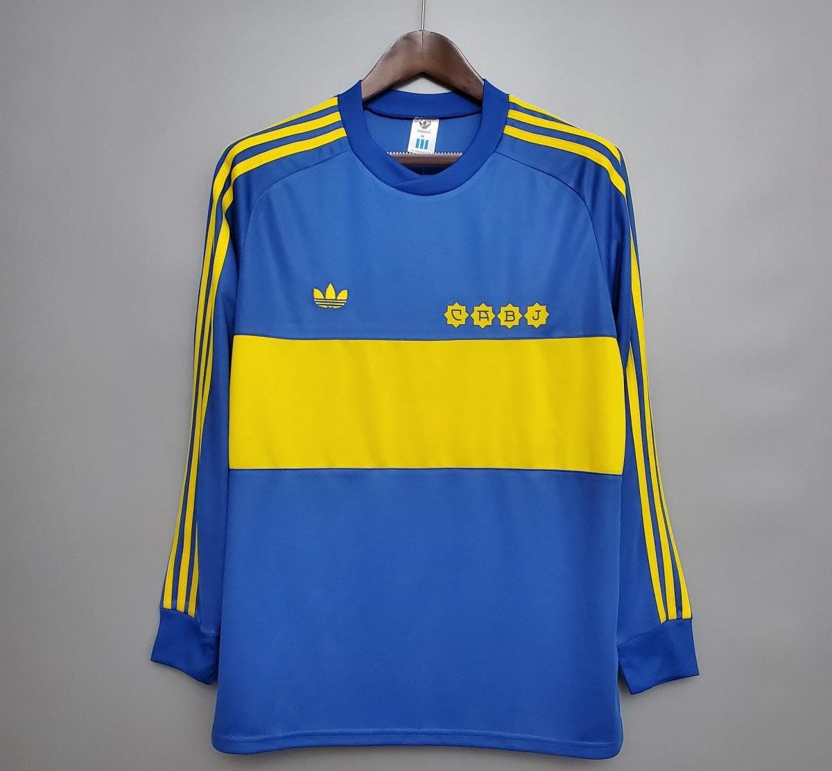 Retro Boca Juniors 1981/82 Long Sleeve Home Jersey