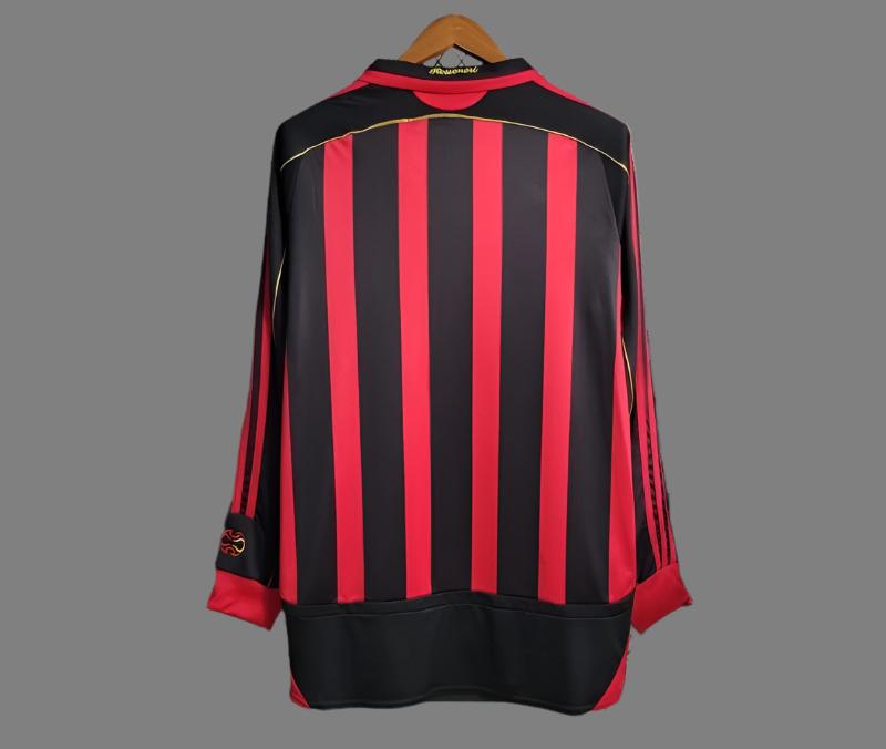 Retro AC Milan 2006/07 Long Sleeve Home Jersey