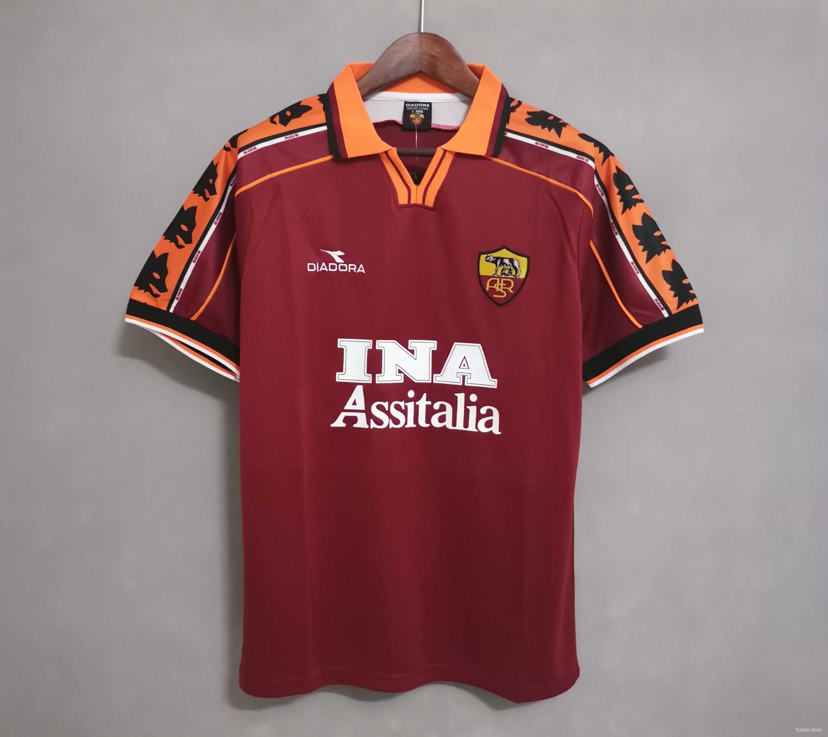 Retro Roma 1998/99 Home Jersey