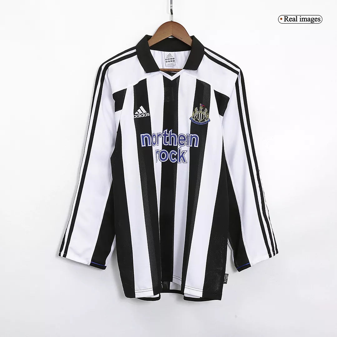 Retro Newcastle 2003/04 Home Jersey Long Sleeve-very good