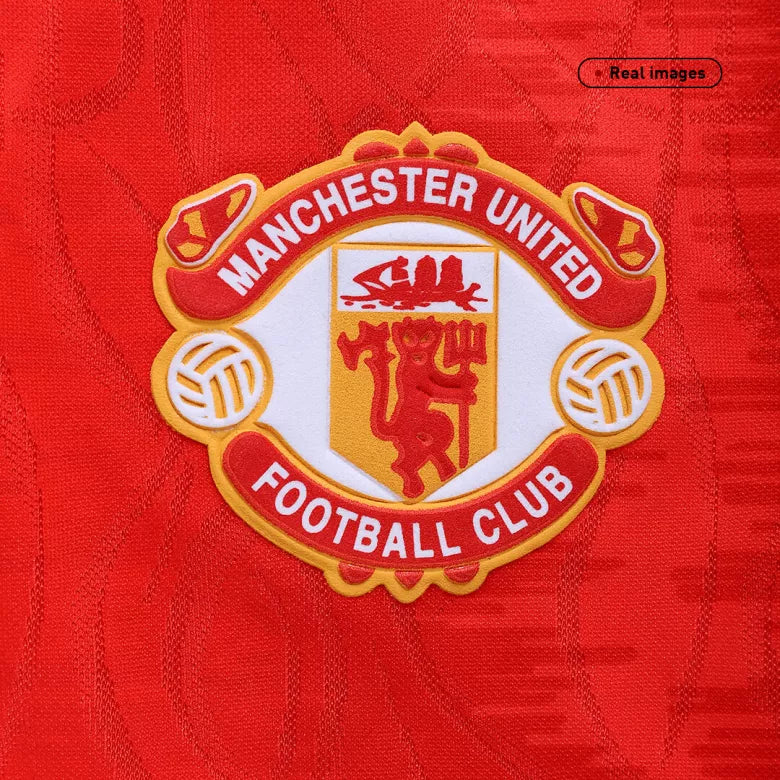 Retro Manchester United Home Jersey 1990/92-good