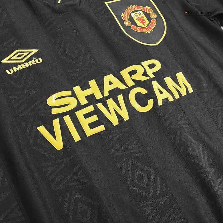 Retro Manchester United Away Long Sleeve 1993/94-excellent