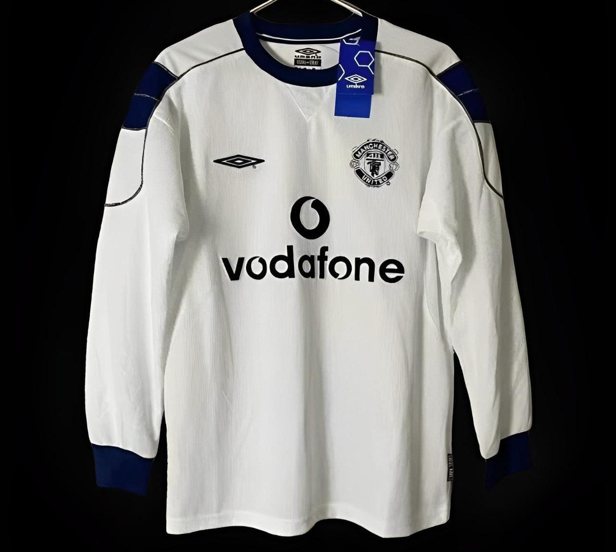 Retro Manchester United Long Sleeve Away Jersey 2000/01-excellent