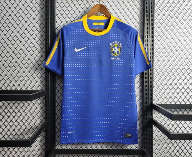 Retro Brazil 2010 Away Jersey