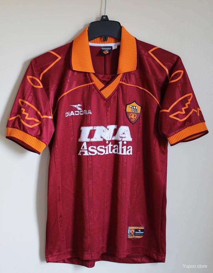 Retro Roma 1999/00 Home Jersey