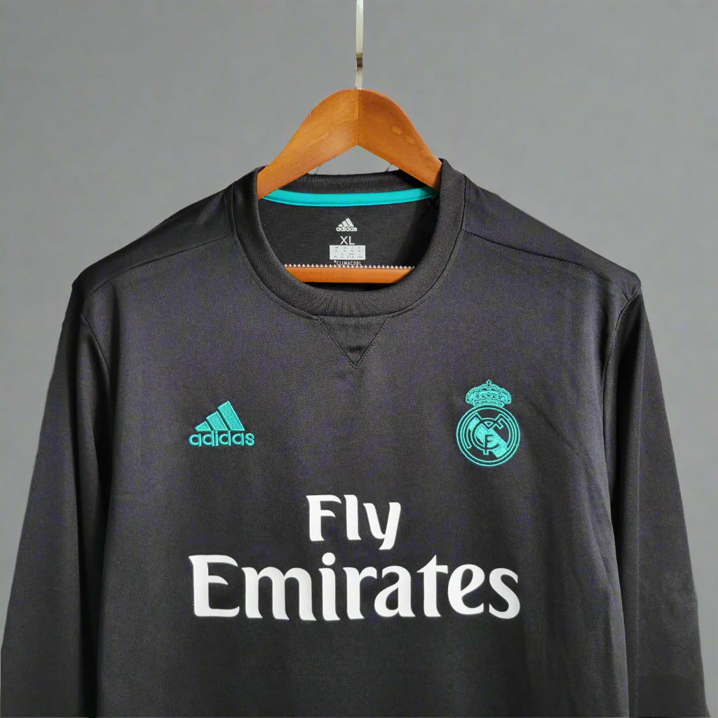 Retro Real Madrid 2017/18 Long Sleeve Away Jersey