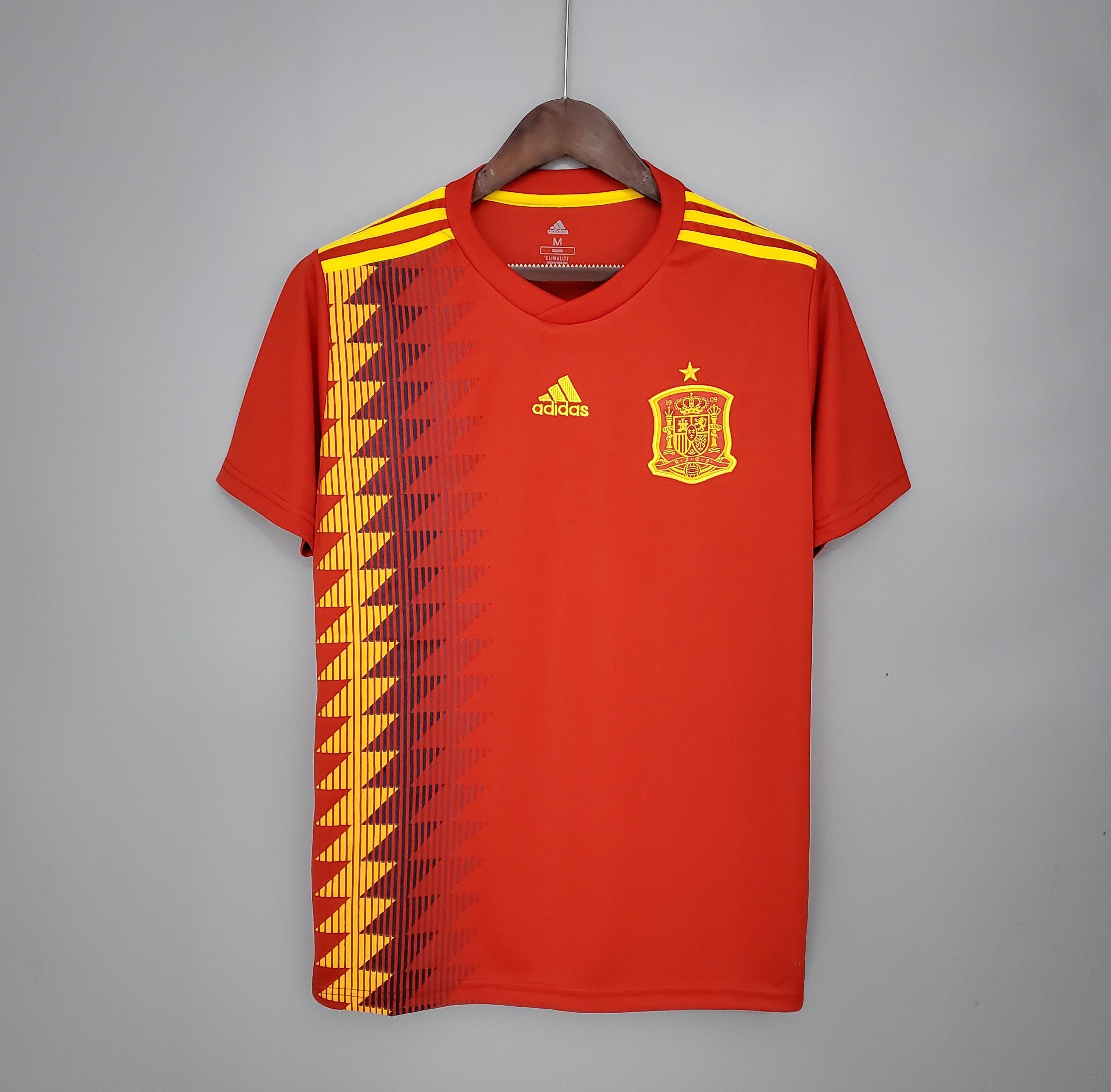 Retro Spain 2018 Home Jersey