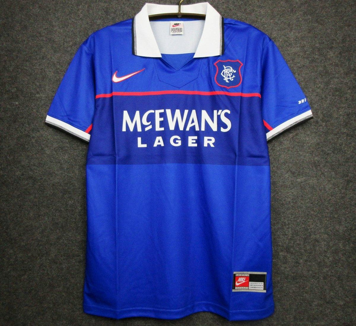 Retro Glasgow Rangers 1997/99 Home Jersey