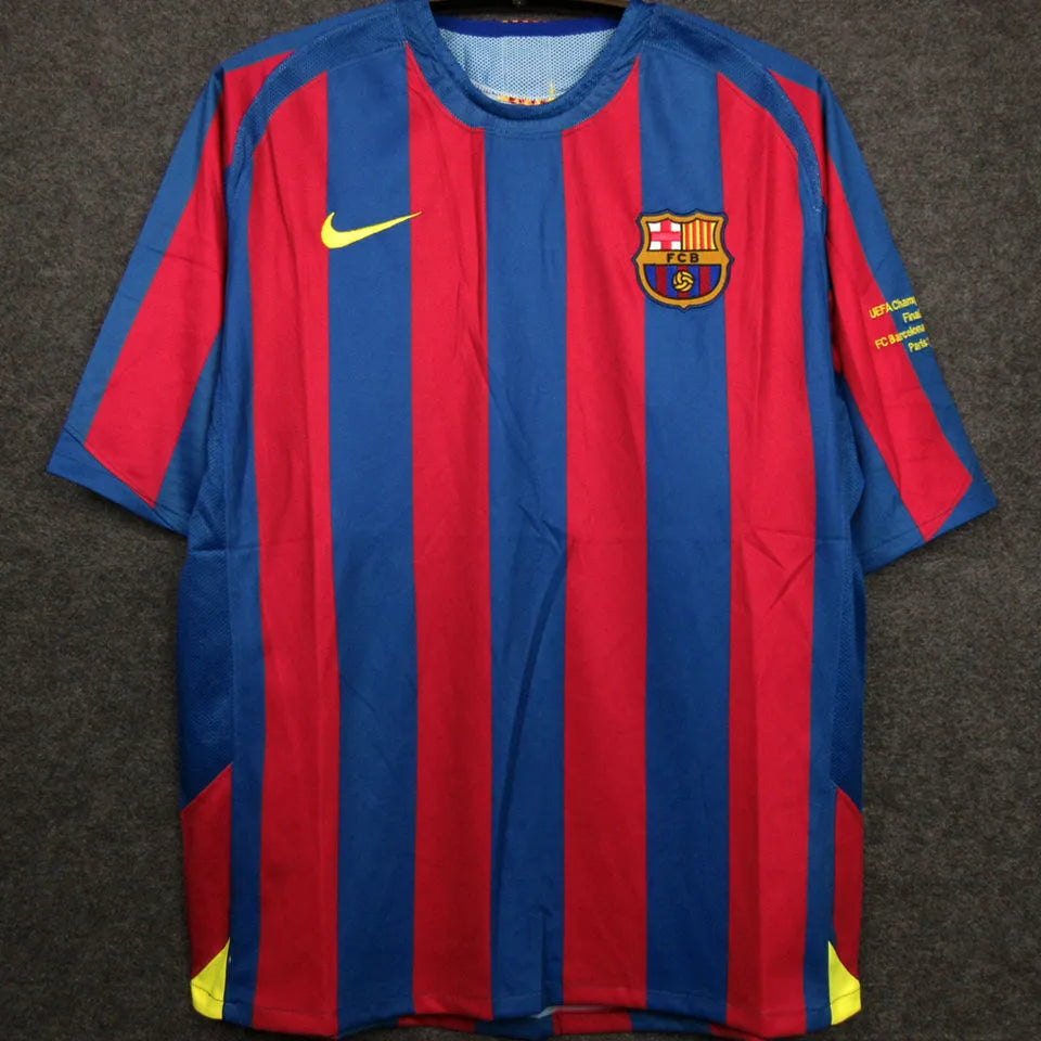 Retro Barcelona 2005/06 Home Jersey CL Final