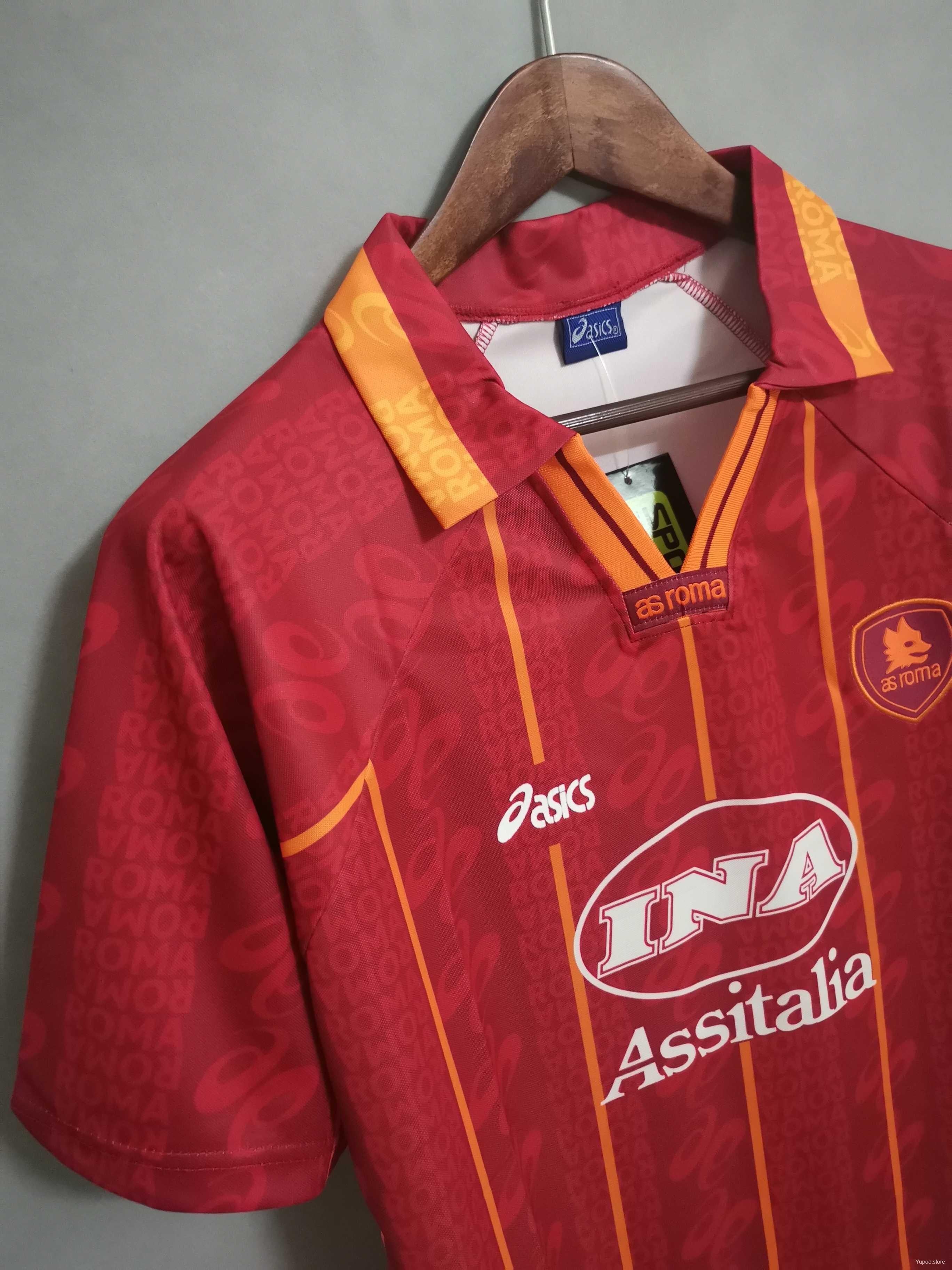 Retro Roma 1996/97 Home Jersey