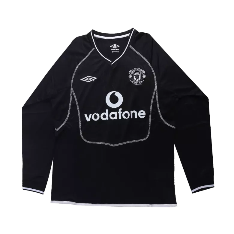 Retro Manchester United Long Sleeve Goalkeeper Jersey 2000/01-very good