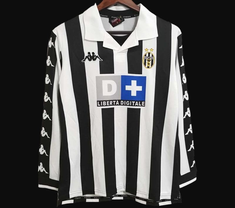 Retro Juventus 1999/00 Long Sleeve Home Jersey