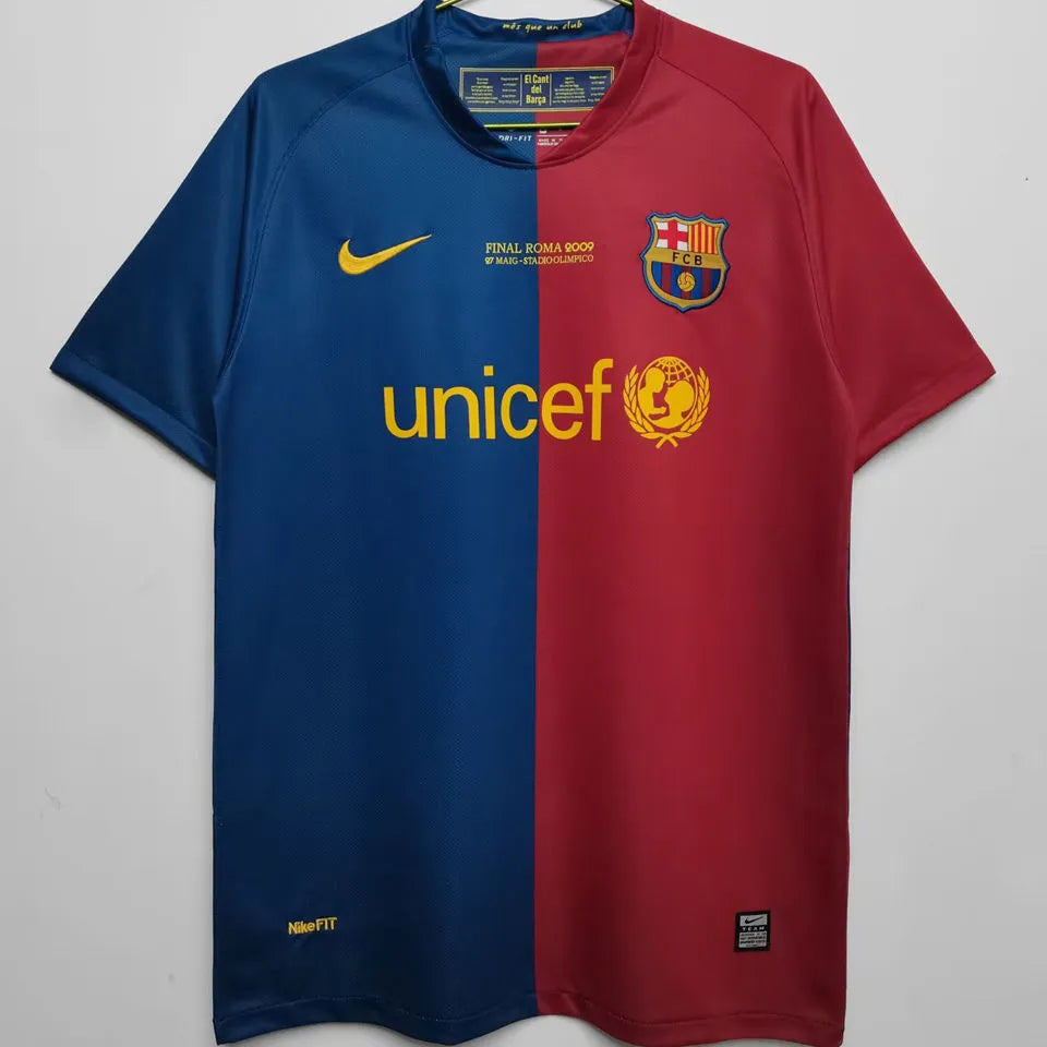 Retro Barcelona 2008/09 Home Jersey CL Final