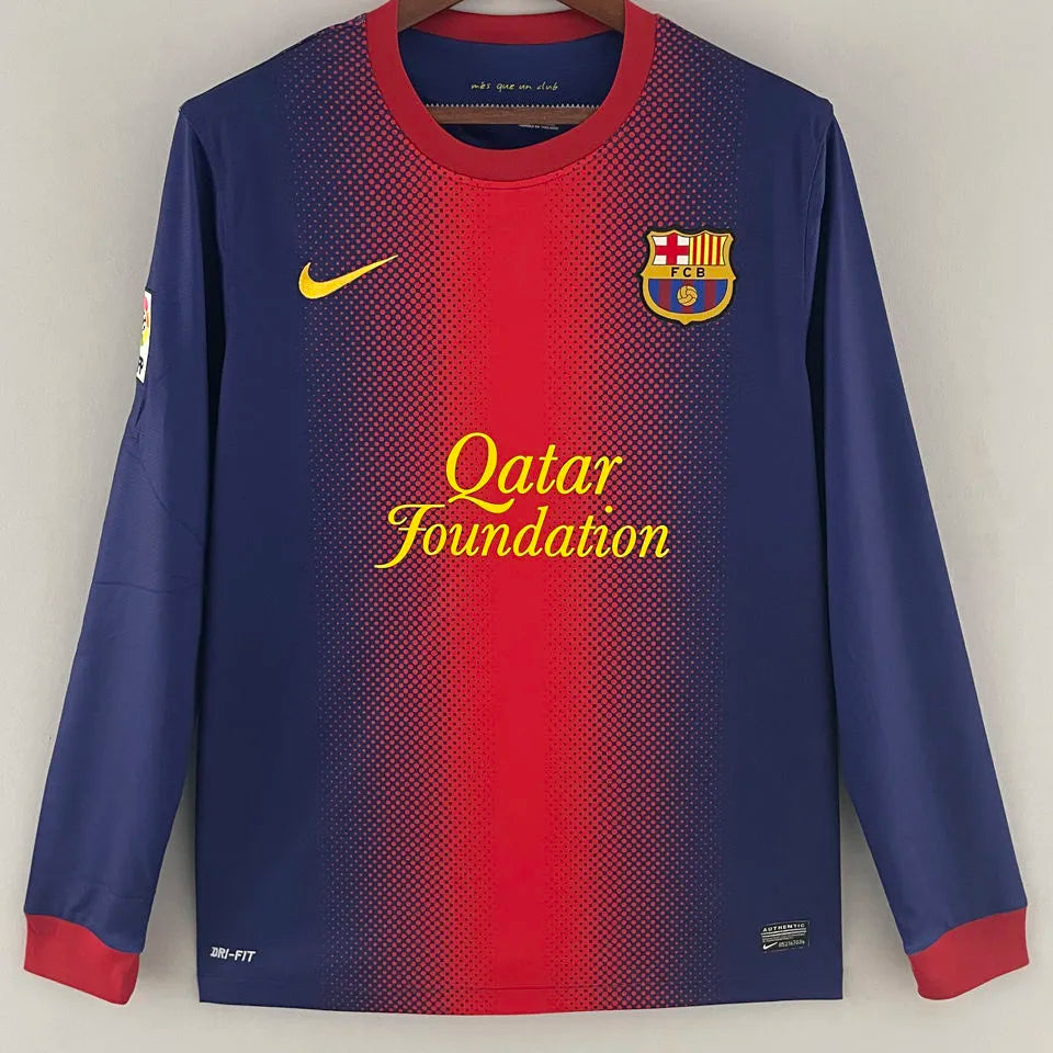 Retro Barcelona 2012/13 Long Sleeve Home Jersey