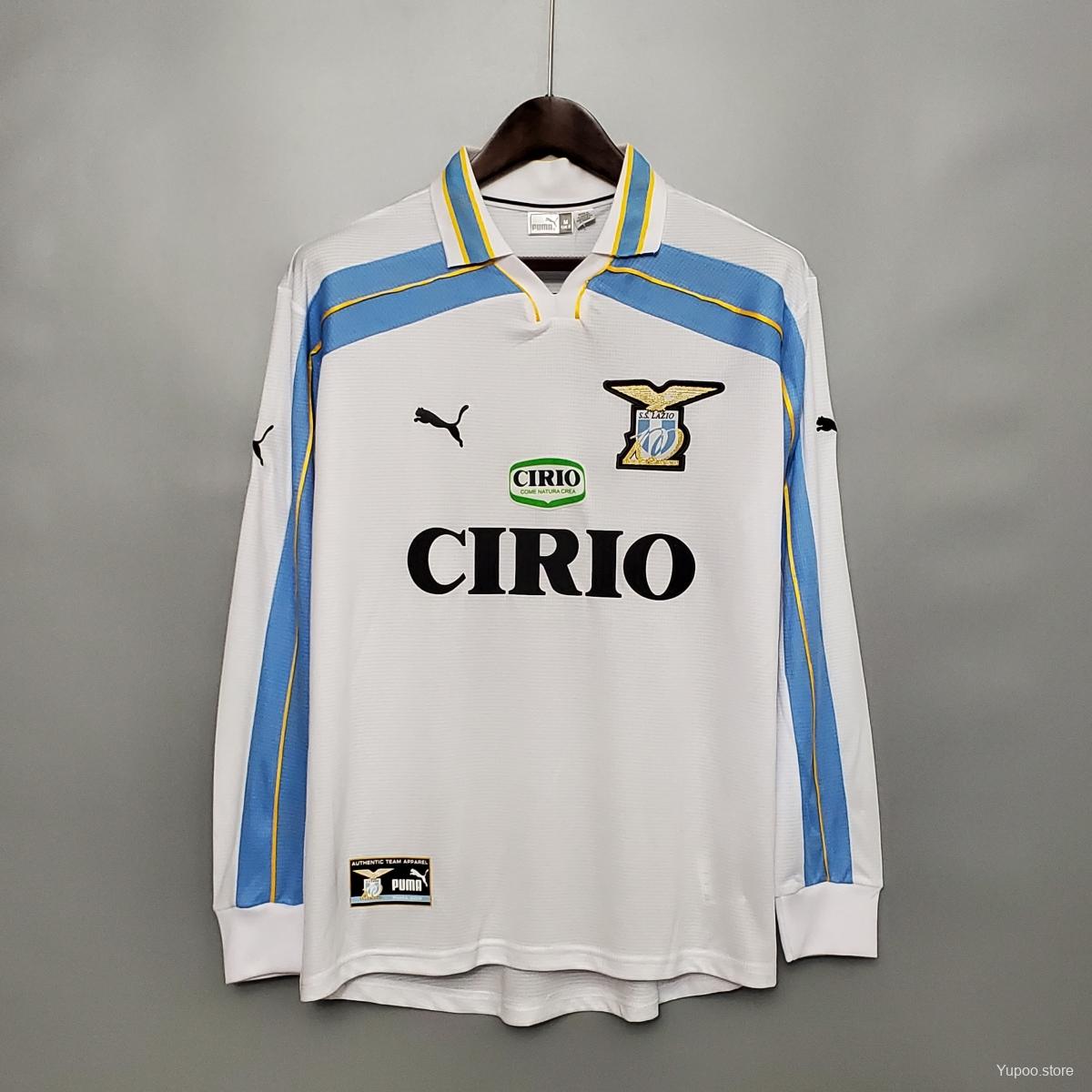 Retro Lazio 1998/00 Long Sleeve Away Jersey