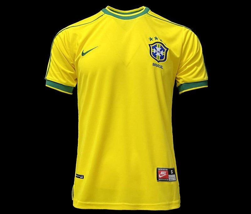 Retro Brazil 1998 Home Jersey