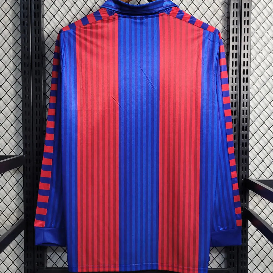 Retro Barcelona 1990/91 Long Sleeve Home Jersey