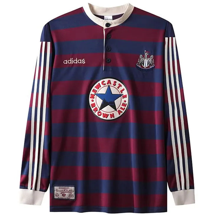 Retro Newcastle 1995/96 Long Sleeve Away Jersey-mint