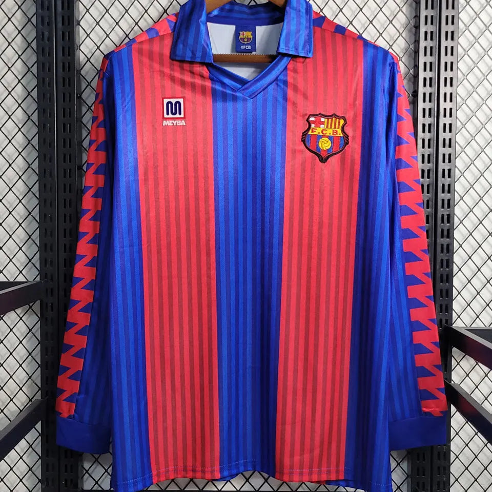 Retro Barcelona 1990/91 Long Sleeve Home Jersey