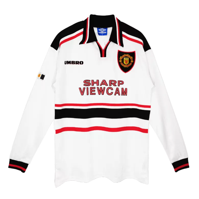 Retro Manchester United Away Long Sleeve 1998/99-very good