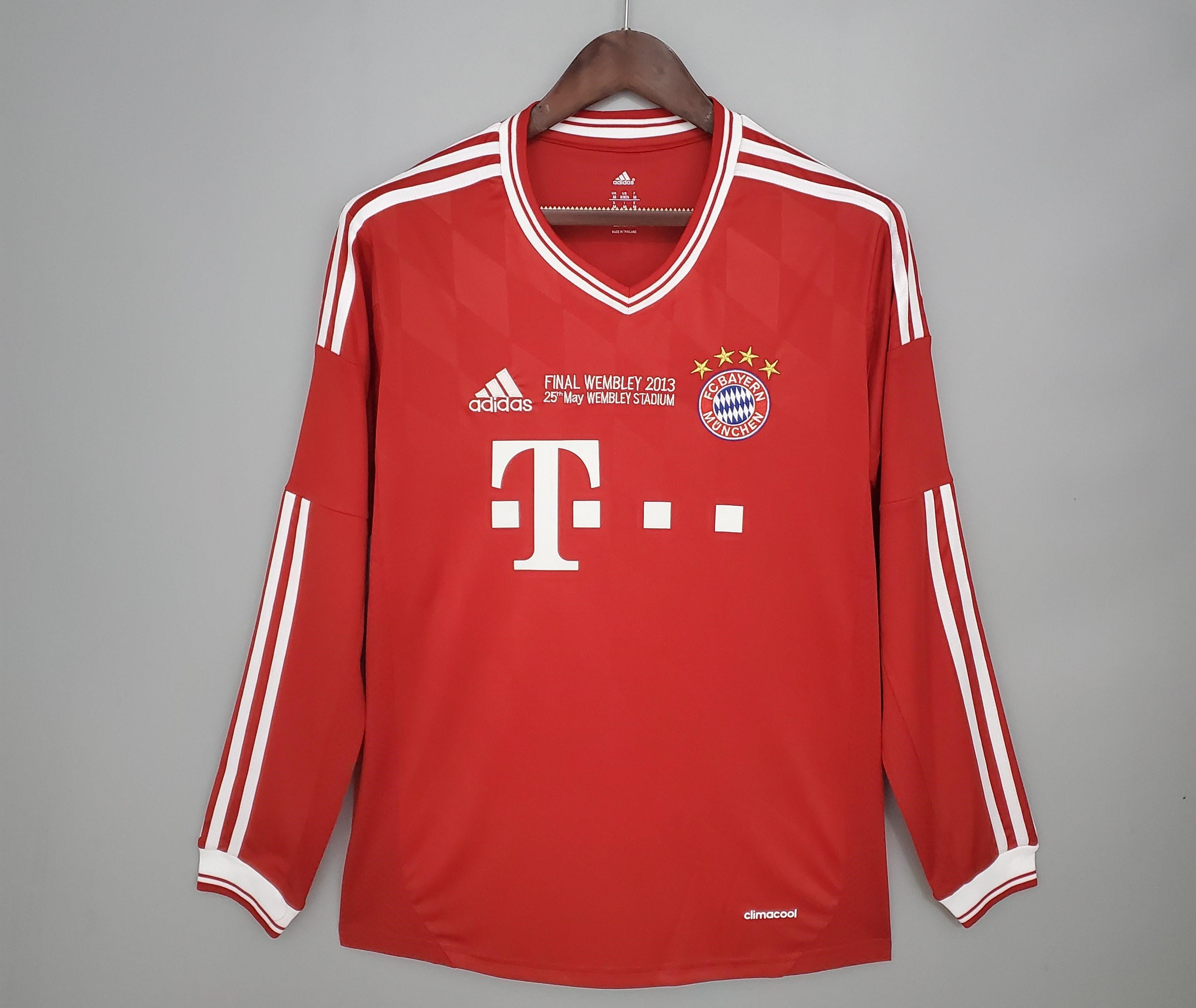 Retro Bayern Munich 2012/13 Long Sleeve Home Jersey CL