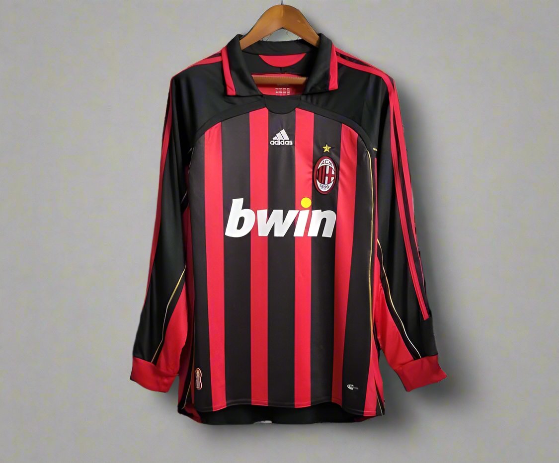 Retro AC Milan 2006/07 Long Sleeve Home Jersey