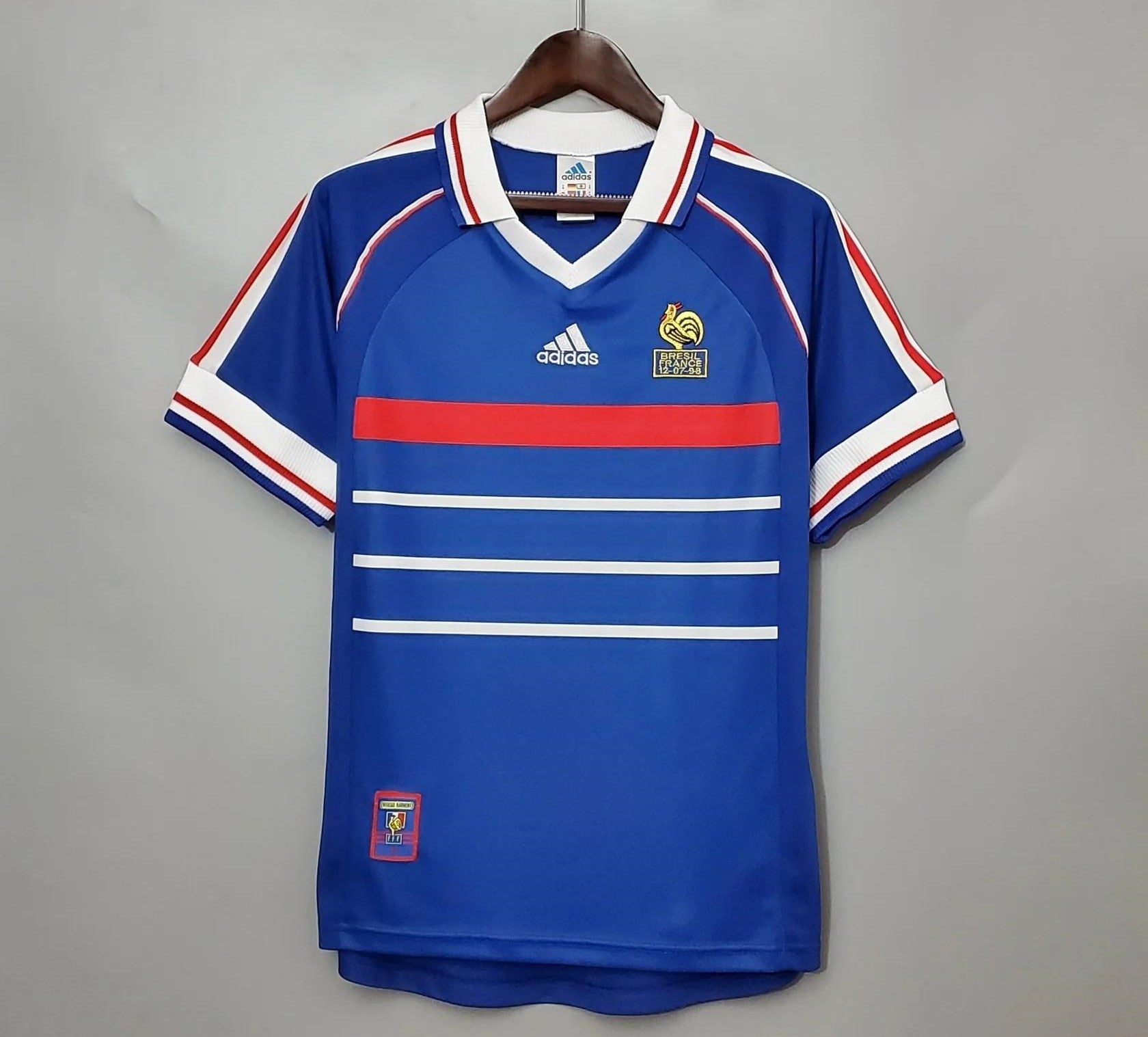 Retro France 1998 Home Jersey