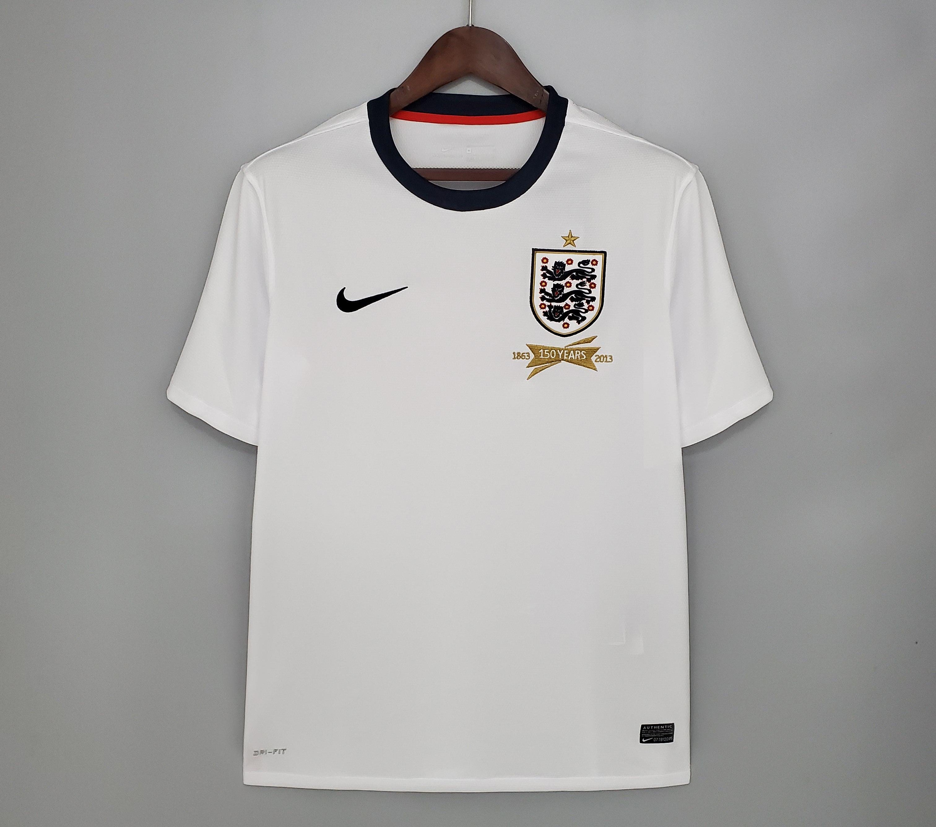 Retro England 2013 Home Jersey-excellent