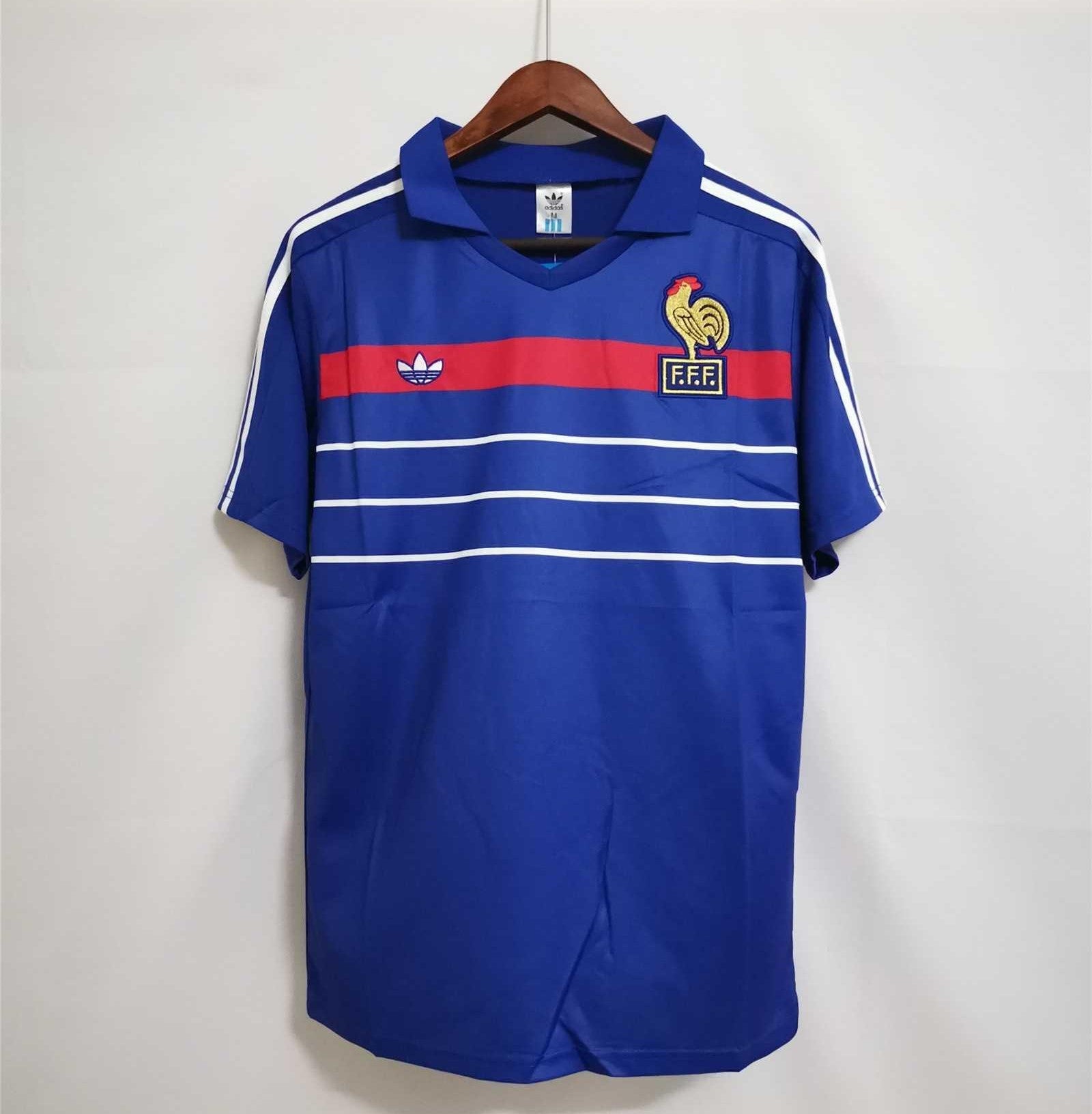 Retro France 1984 Home Jersey